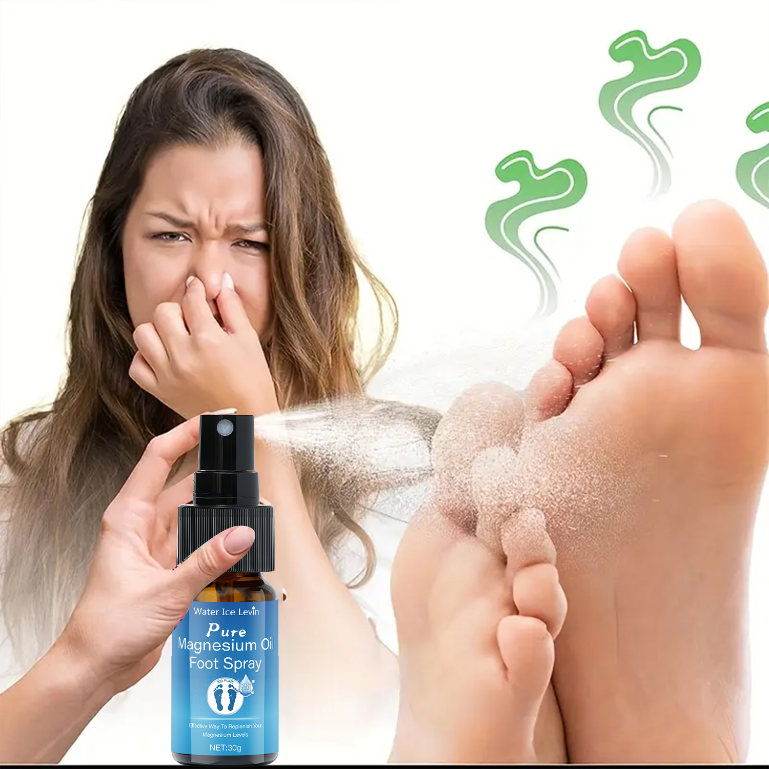 Pure Magnesium Oil Foot Spray  – обзор и цена Bath Salts Magnesium