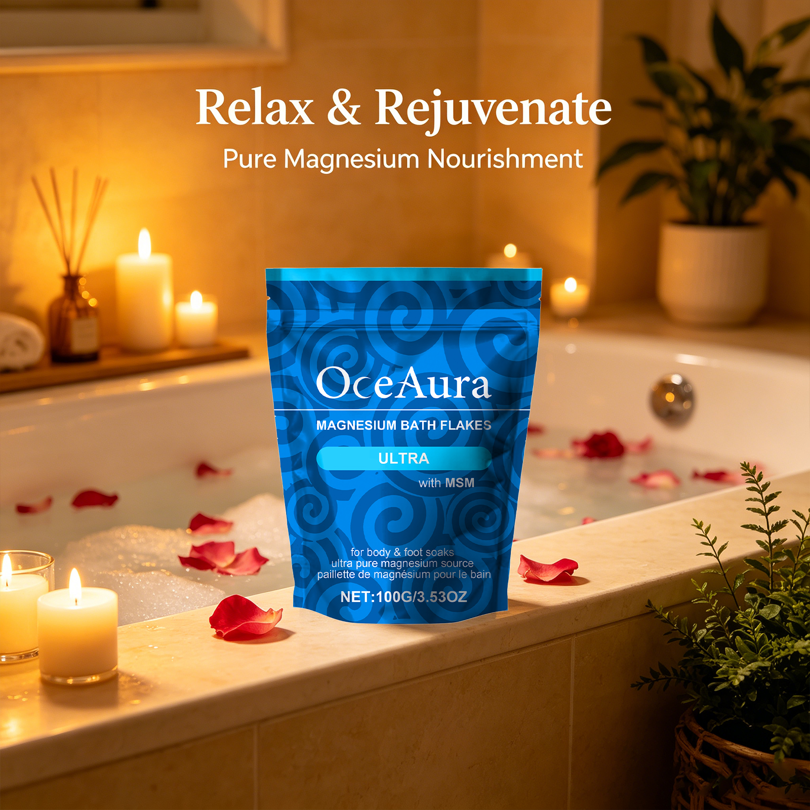 OceAura Magnesium Bath Salt An – обзор и цена Bath Salts Magnesium