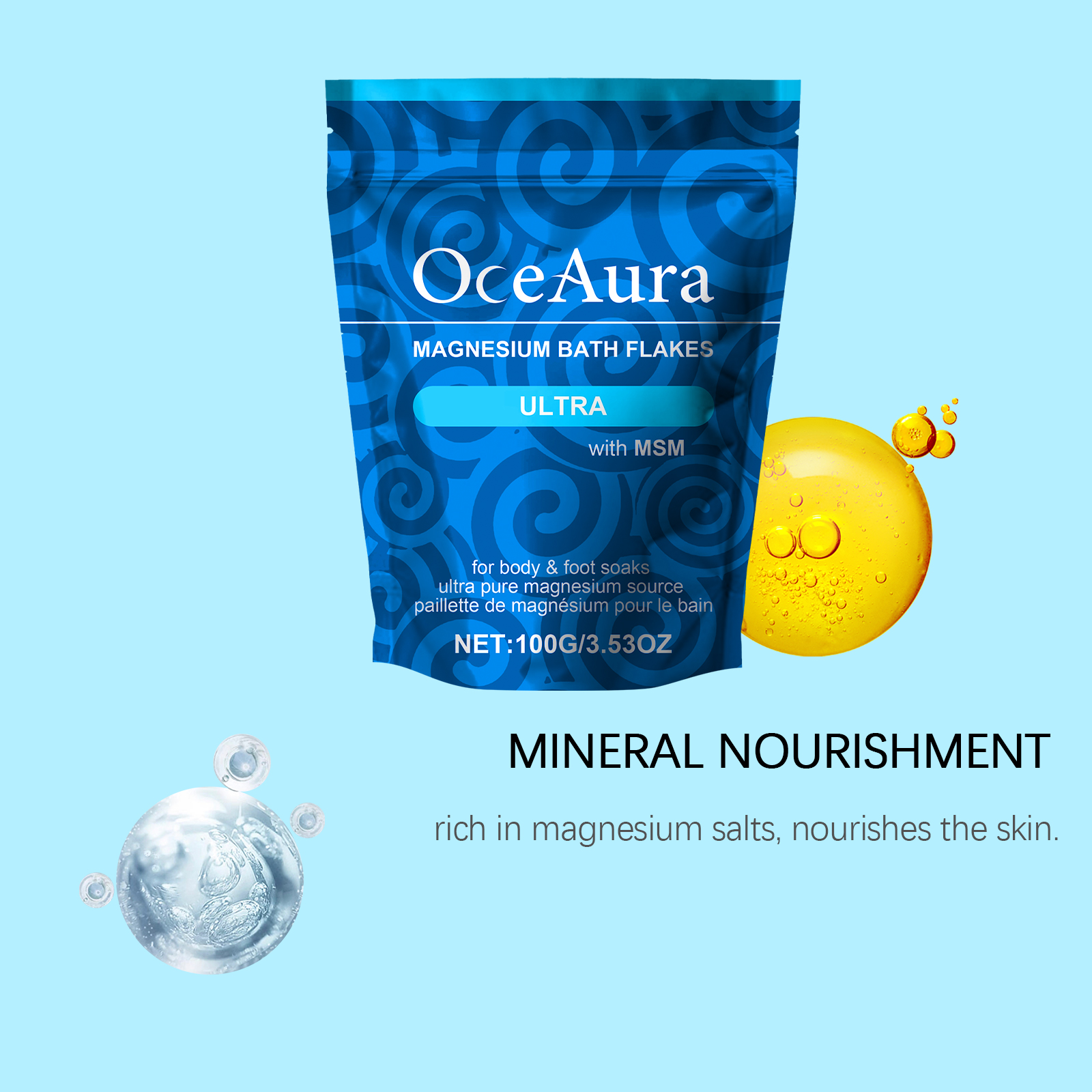 OceAura Magnesium Bath Salt An – обзор и цена Bath Salts Magnesium
