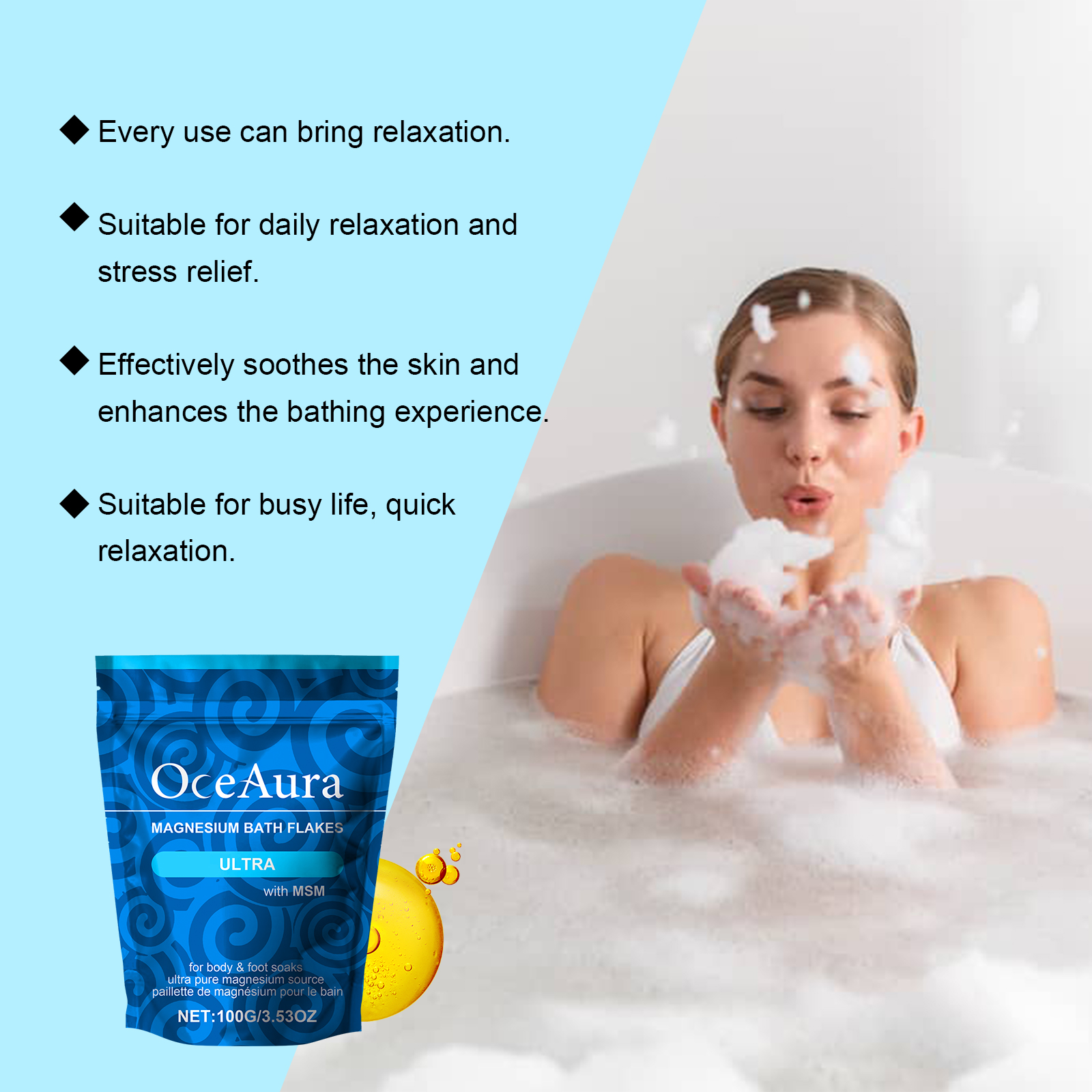 OceAura Magnesium Bath Salt An – обзор и цена Bath Salts Magnesium