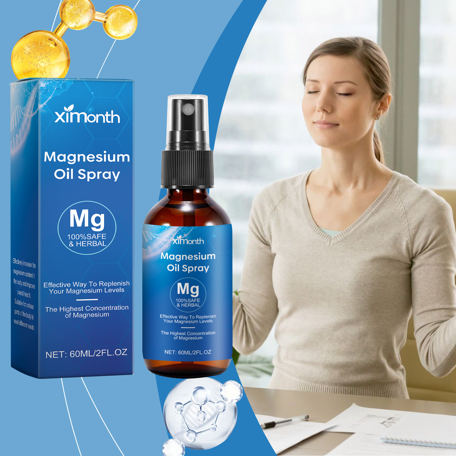 Essential Oil Magnesium Spray  – обзор и цена Bath Salts Magnesium