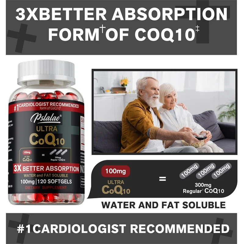 120 Coenzyme Q10 Capsules Prov – обзор и цена Health Wellness Product