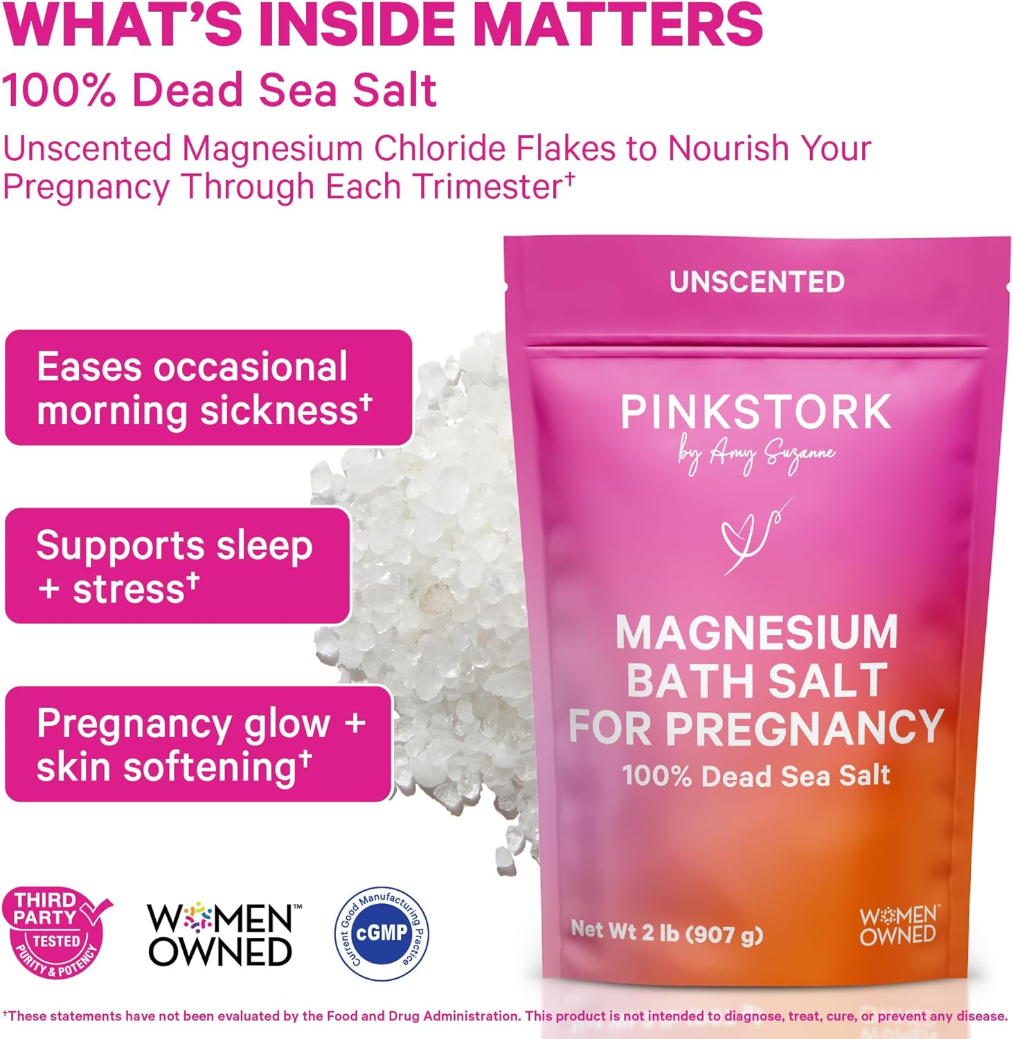 Pregnancy Bath Soak – Unscente – обзор и цена Bath Salts Magnesium