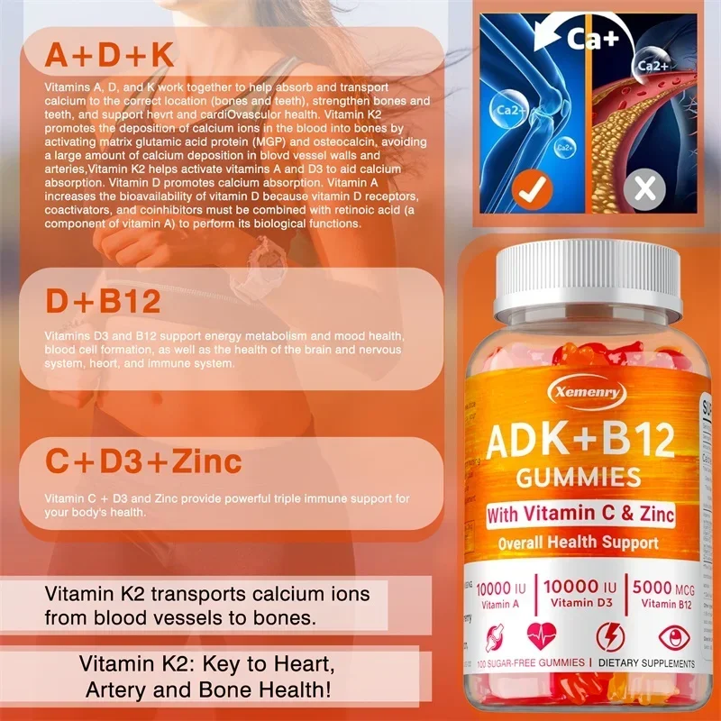 Vitamin D3 K2 + Vitamin B12 Gu – обзор и цена Health Wellness Product