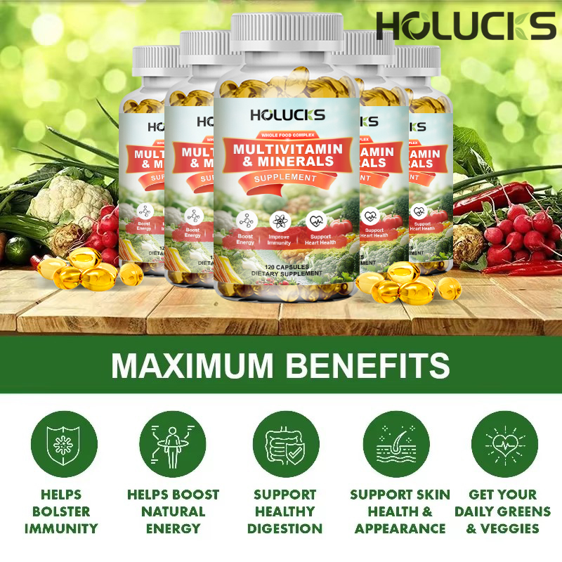 HOLUCKS Multivitamins & Multim – обзор и цена Health Wellness Product