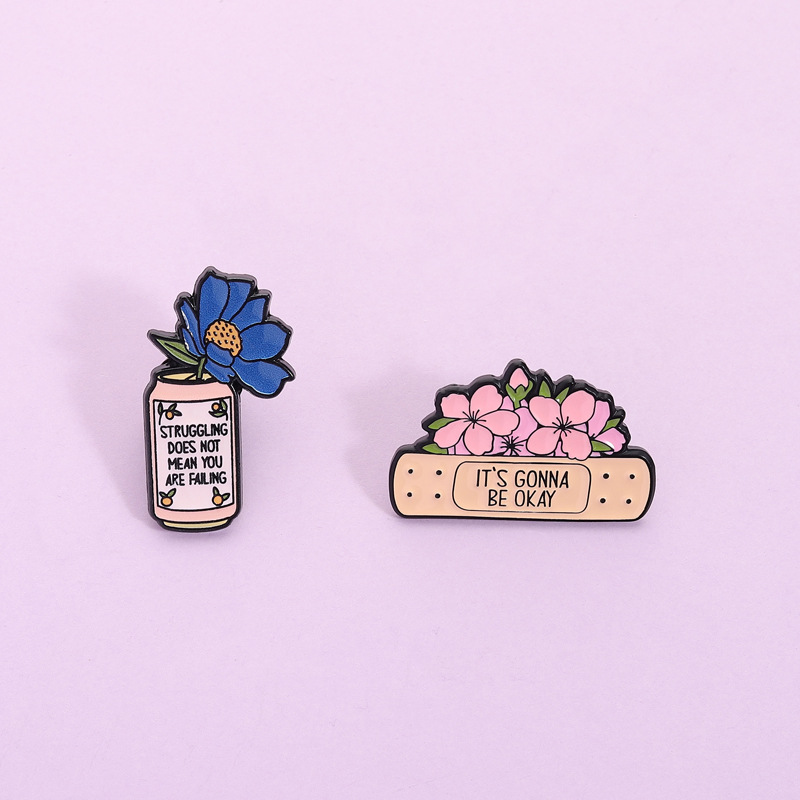 2Pcs Mental Health Enamel Pin  – обзор и цена Mental Health Wellness Quotes
