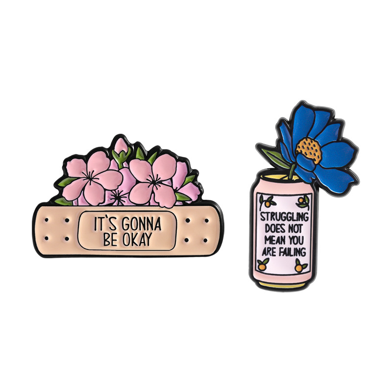2Pcs Mental Health Enamel Pin  – обзор и цена Mental Health Wellness Quotes