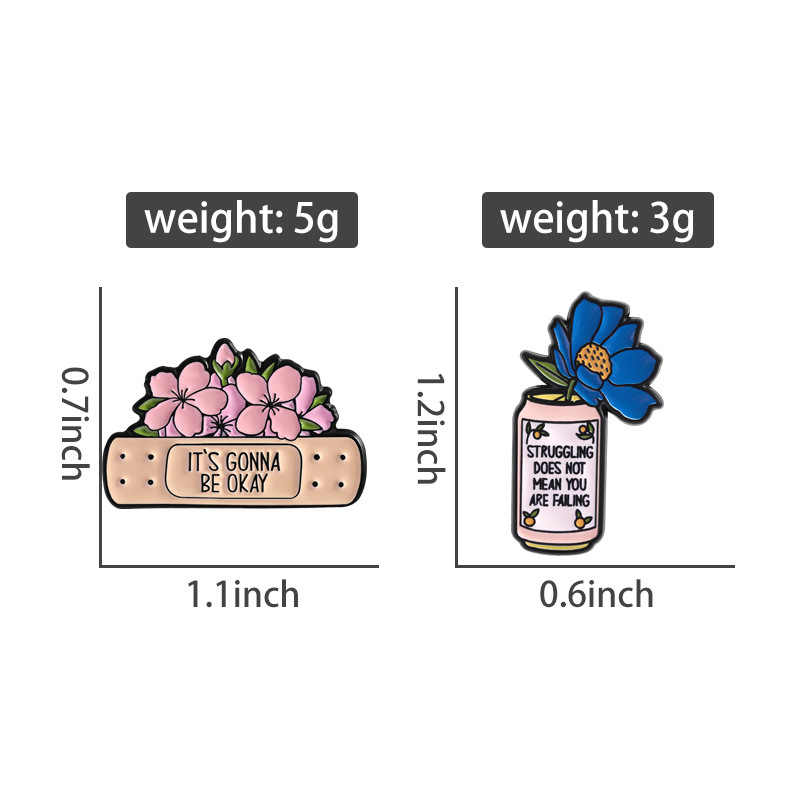 2Pcs Mental Health Enamel Pin  – обзор и цена Mental Health Wellness Quotes