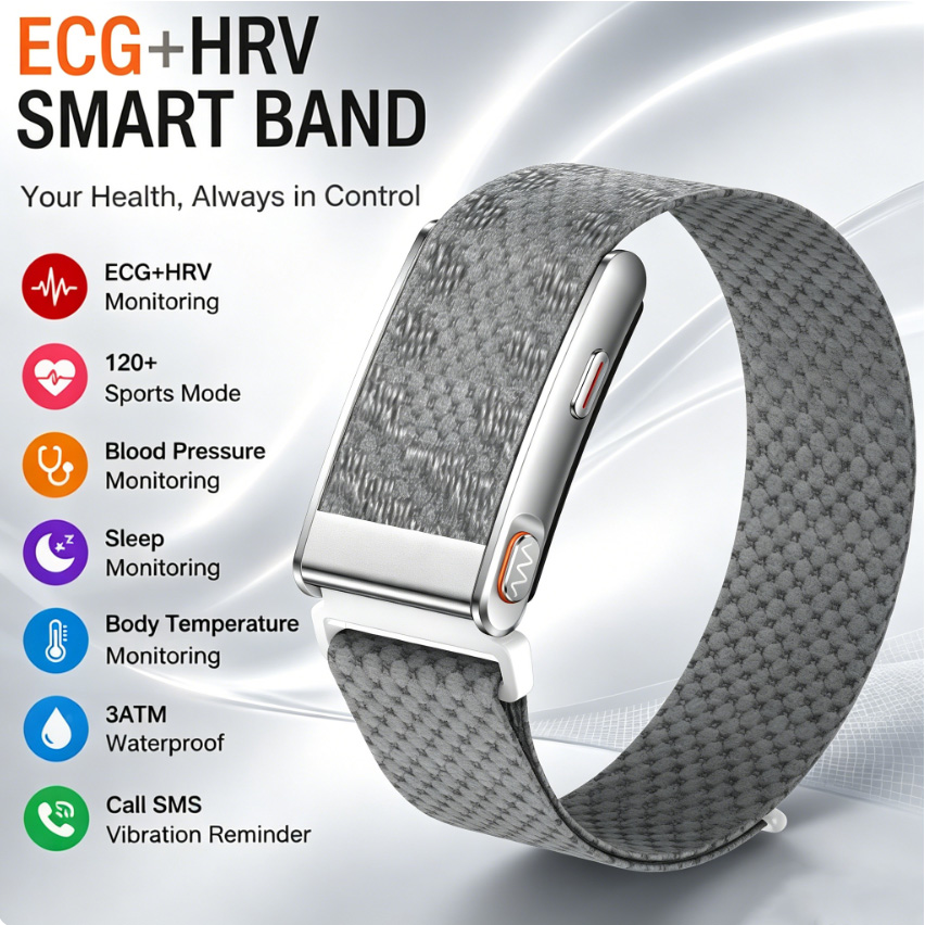 Smart Health Bracelet ECG HRV  – обзор и цена Health Wellness Activities