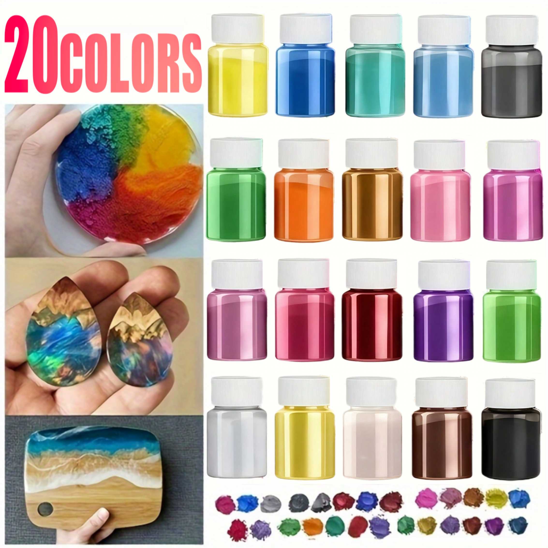 20 Colors 20ml Pack Epoxy Resi – обзор и цена Bath Salts Magnesium